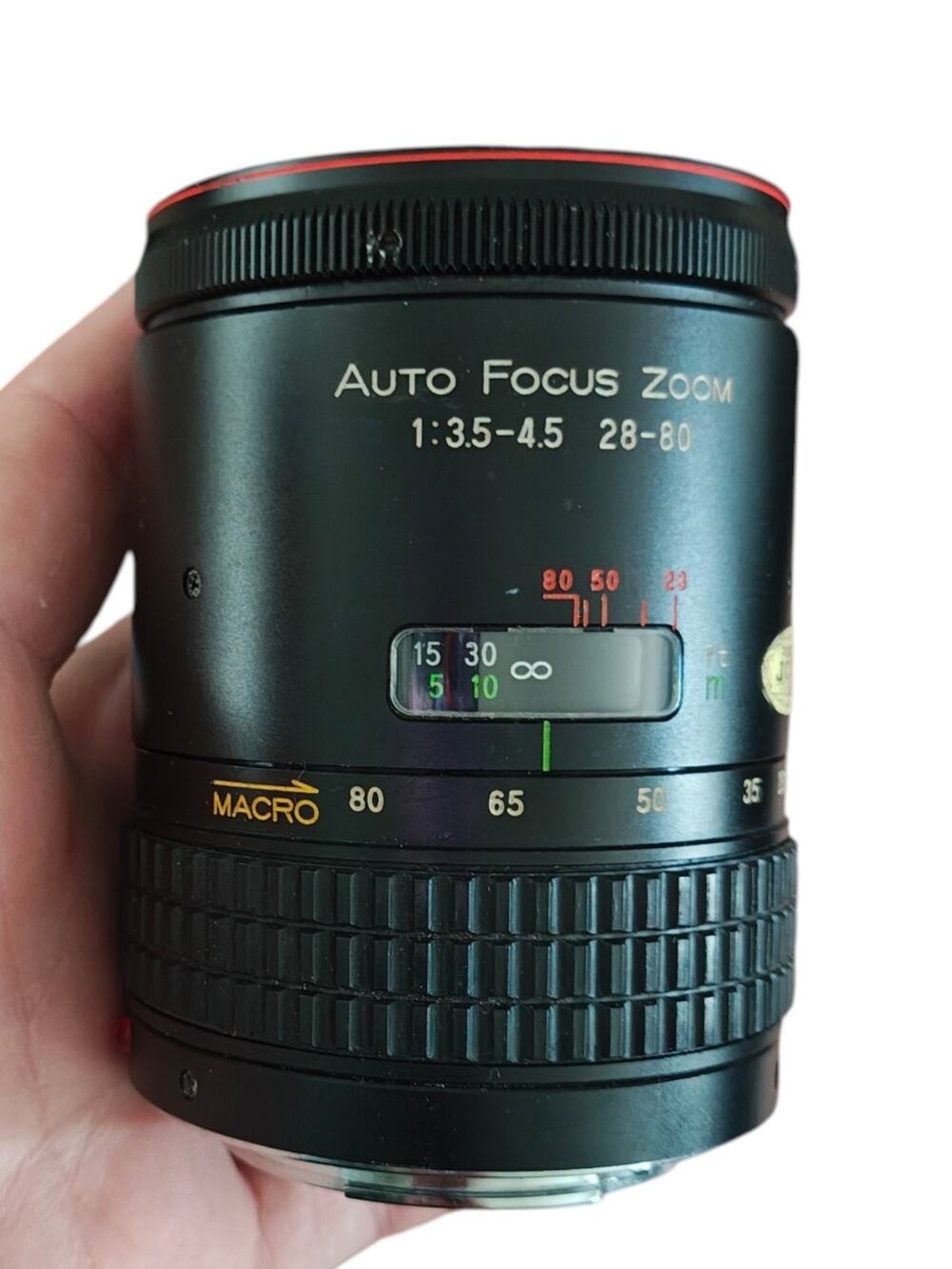 Prospec 28-80mm f/3.5-4.5 MC Minolta zoom Auto Focus Lens